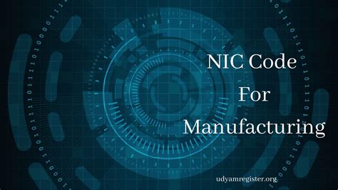 National Industrial Classification .